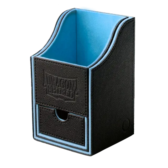 Dragon Shield - Nest +100 Deck Box Black/Blue - Gamesmart