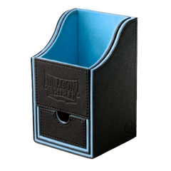 Dragon Shield - Nest +100 Deck Box Black/Blue - Gamesmart