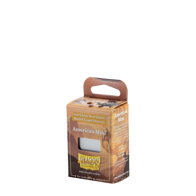 Dragon Shield - Micas American Mini Clear/Non-Glare: Board Game Sleeves
