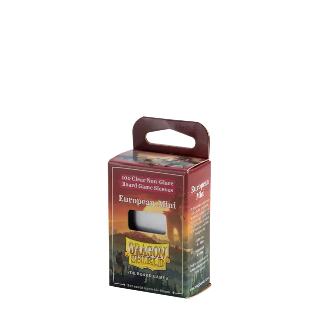 Dragon Shield - Micas European Mini Clear/Non-Glare: Board Game Sleeves