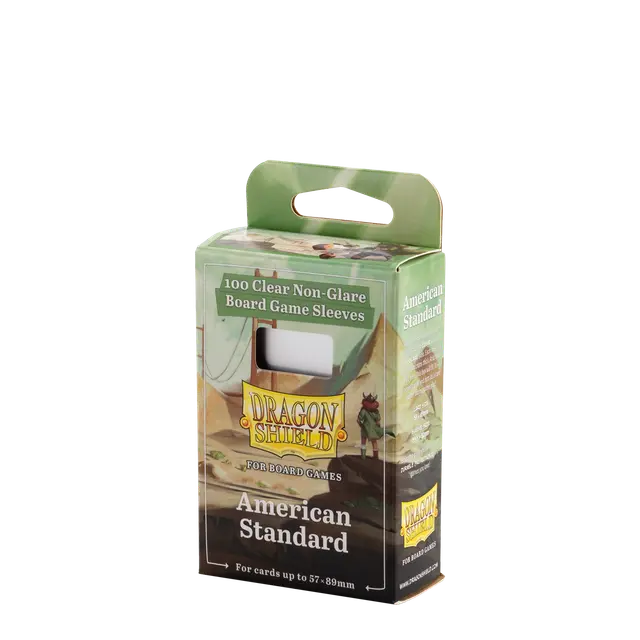 Dragon Shield - Micas American Standard Clear/Non-Glare: Board Game Sleeves