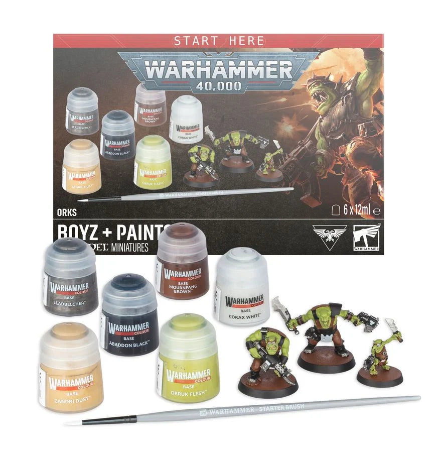 WH40K - Orks Boyz + Paints