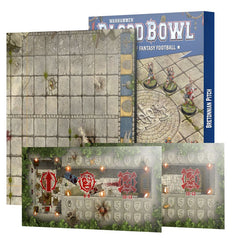 Blood Bowl - Bretonnian Pitch: Double-sided Pitch & Dugouts