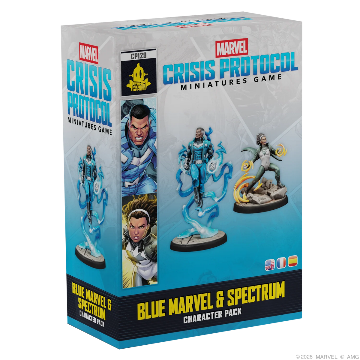 ASMODEE - Marvel Crisis Protocol: Blue Marvel & Spectrum (Inglés)