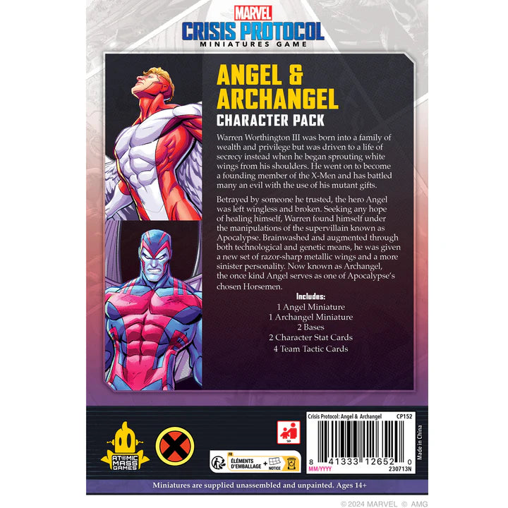 ASMODEE - Marvel Crisis Protocol: Angel & Archangel (Inglés)