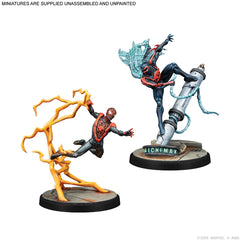 ASMODEE - Marvel Crisis Protocol: Prowler, Spider-Man 2099 & Ultimate Spider-Man (Inglés)