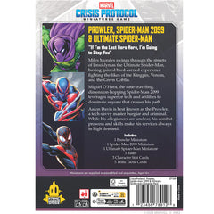 ASMODEE - Marvel Crisis Protocol: Prowler, Spider-Man 2099 & Ultimate Spider-Man (Inglés)