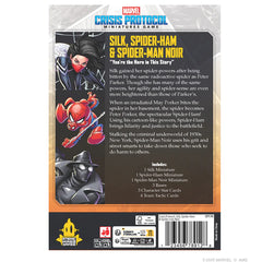 ASMODEE - Marvel Crisis Protocol: Silk, Spider-Ham & Spider-Man Noir (Inglés)