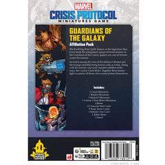 ASMODEE - Marvel Crisis Protocol: Guardians of The Galaxy Affiliation Pack (Inglés)