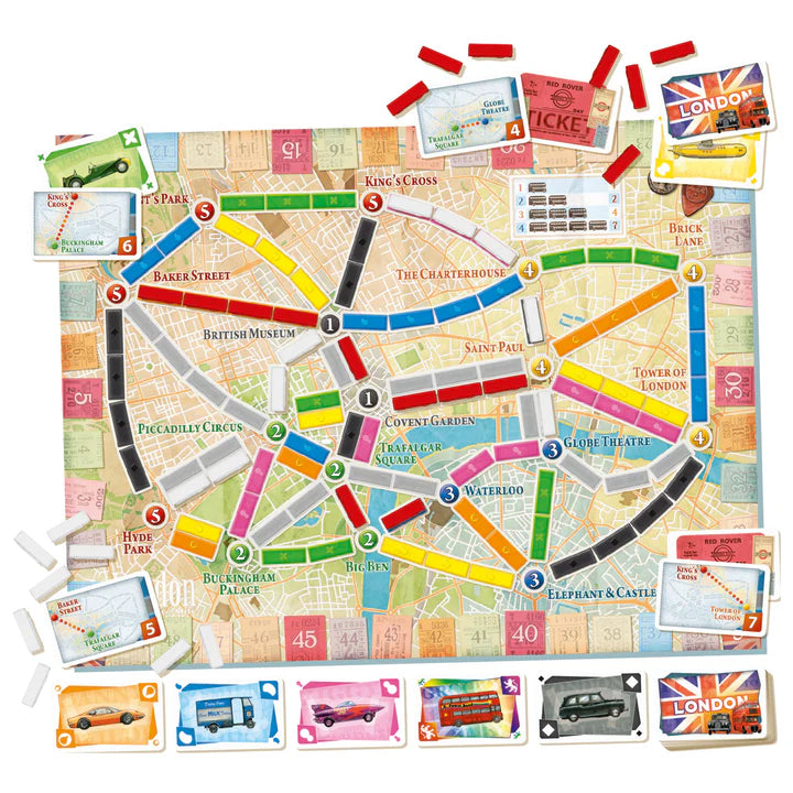 ASMODEE - Ticket To Ride London (Inglés)