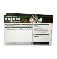 CARTAS - WH40K Datasheet Cards Astra Militarum (Inglés)
