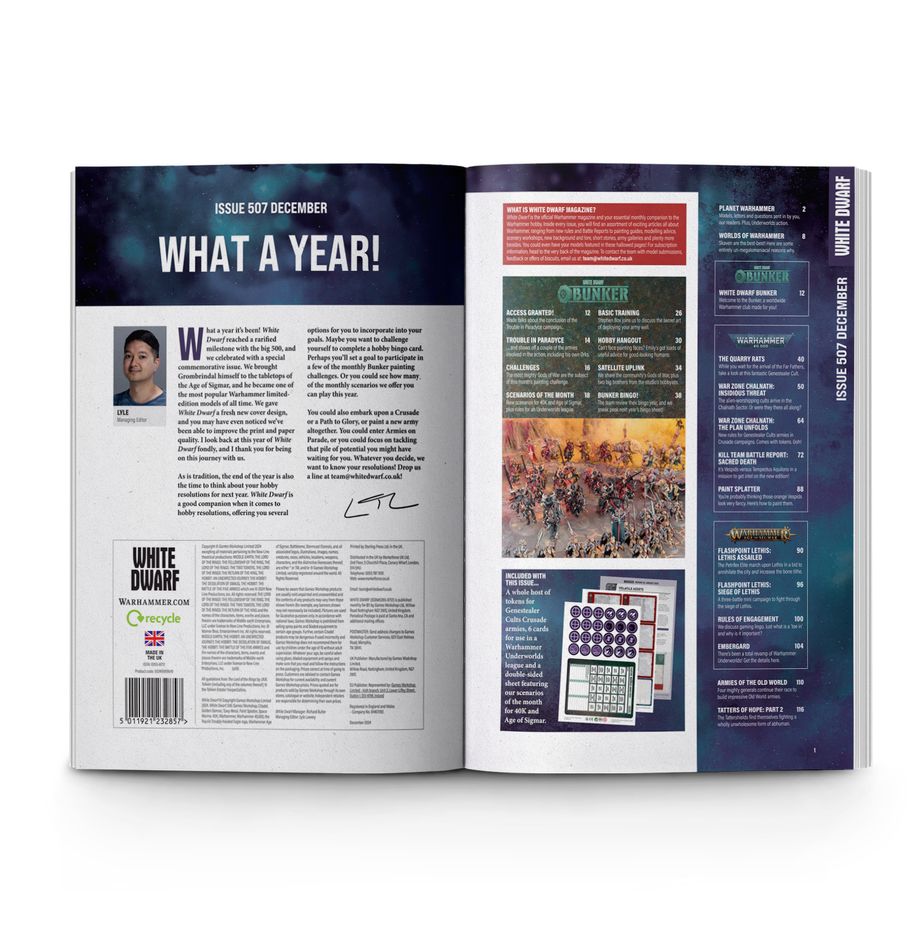 Revista - White Dwarf Issue 507 Diciembre 2024 (Inglés)