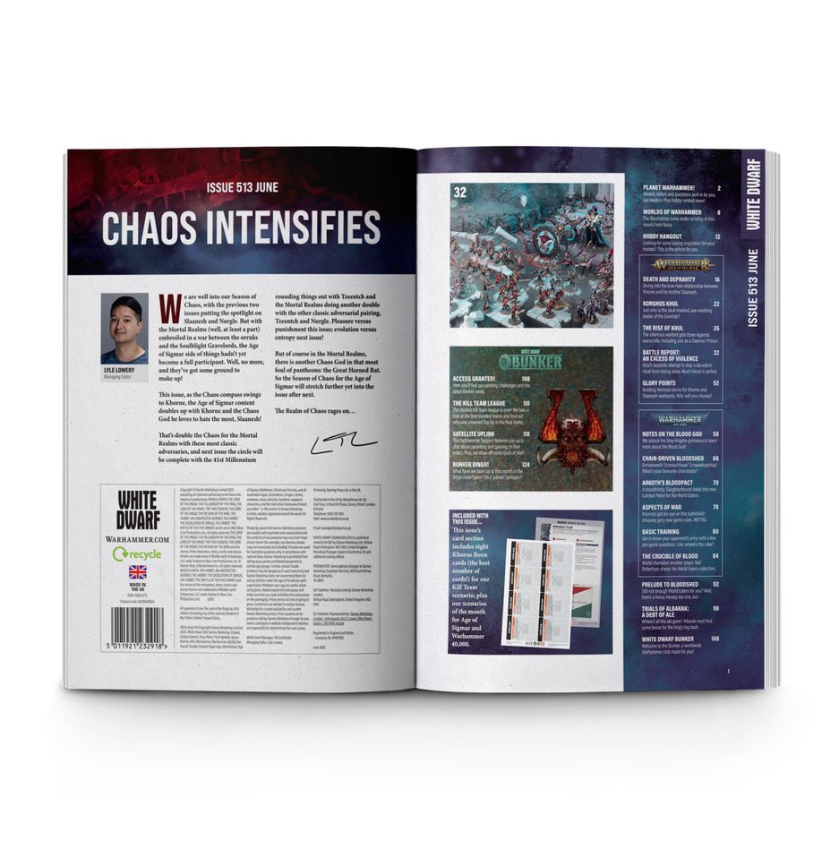 Revista - White Dwarf Issue 513 Junio 2025 (Inglés) - Gamesmart