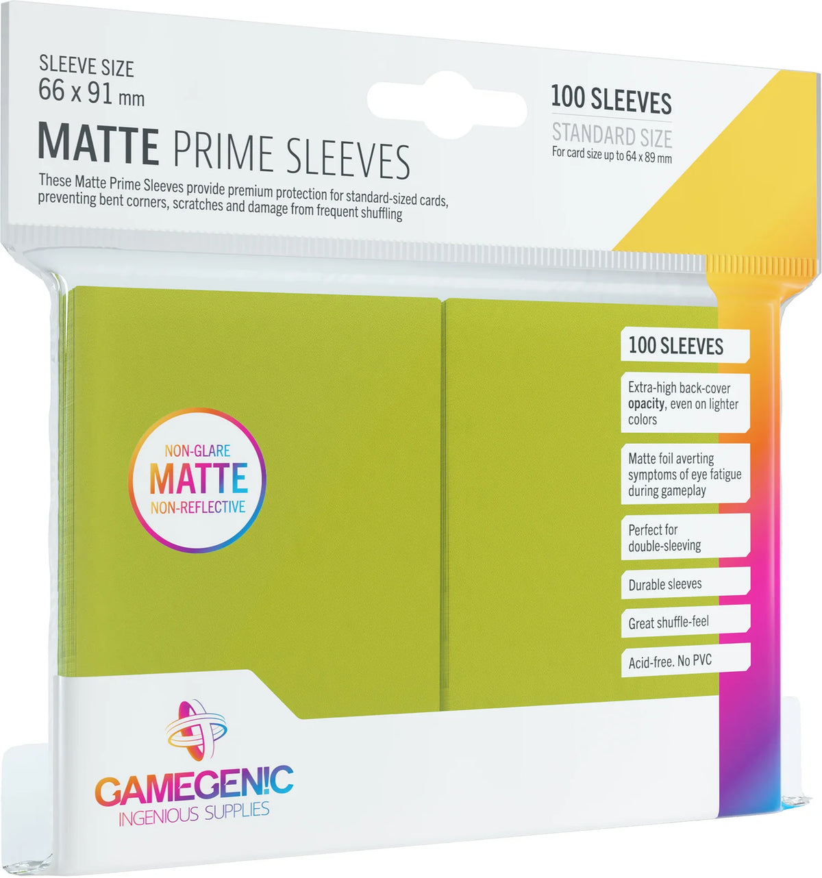 Gamegenic - Micas Matte Prime: Lime c/100
