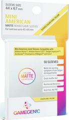 Gamegenic - Micas MATTE Sleeves: Mini American c/50 Clear
