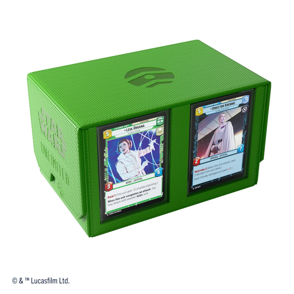 Gamegenic - Star Wars Unlimited: Double Deck Pod Green