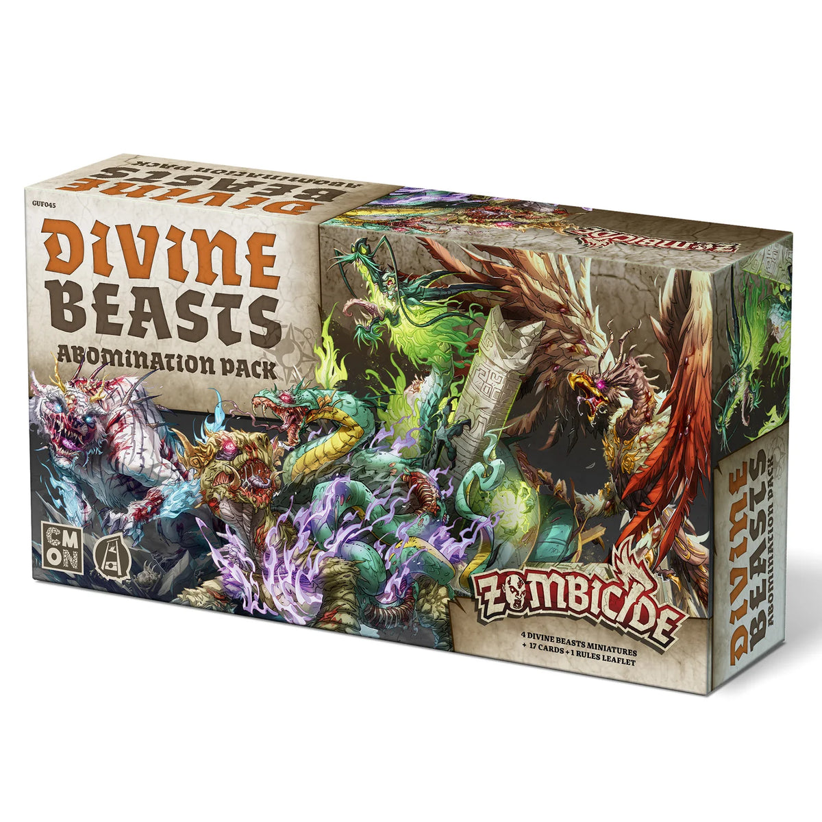 ASMODEE - Zombicide: White Death Divine Beasts (Inglés)