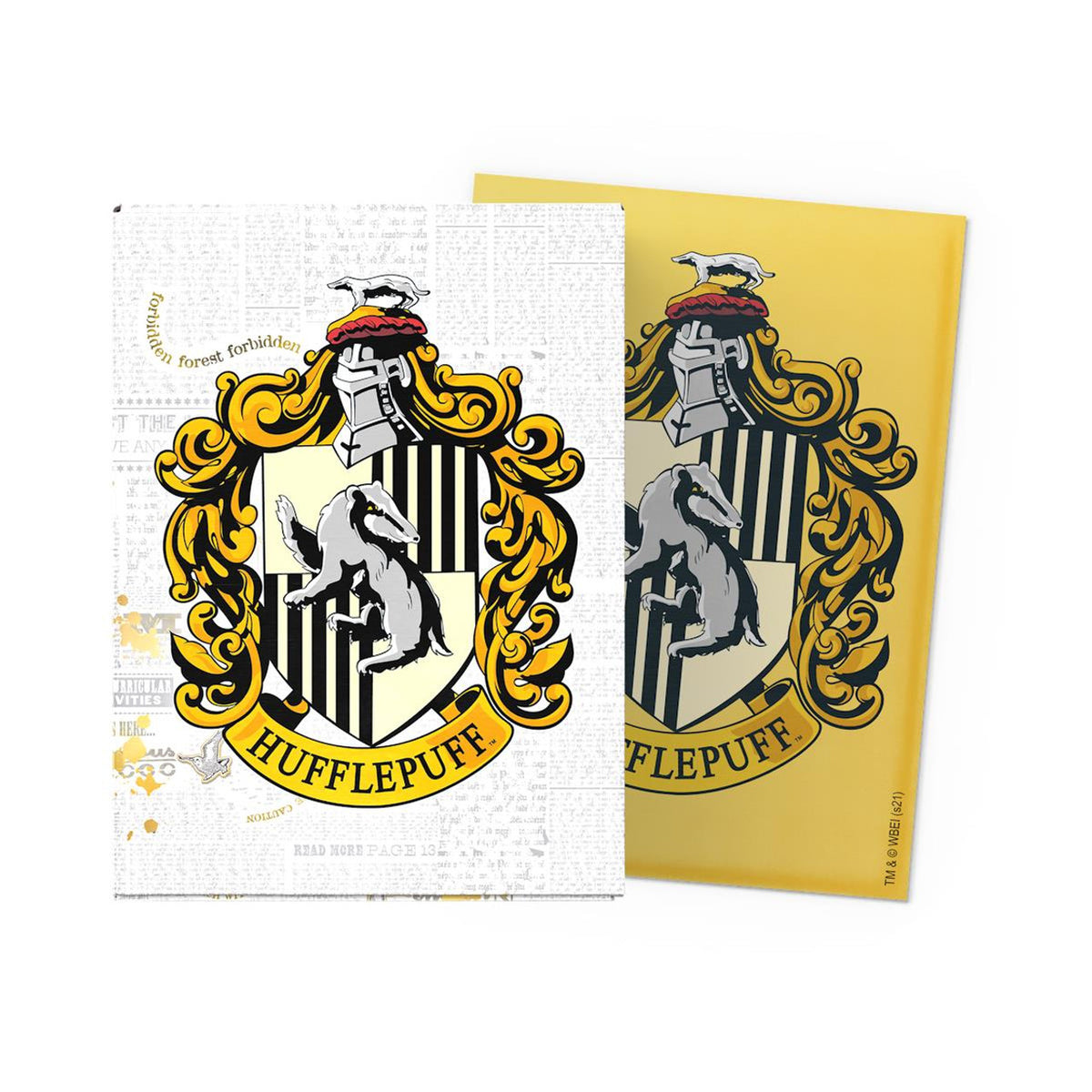 Dragon Shield - Micas STND Brushed Art: Hufflepuff c/100