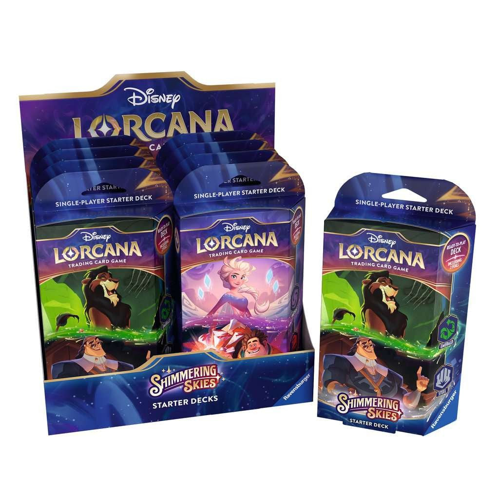 Lorcana - Shimmering Skies Starter Deck Set 5 Display c/8