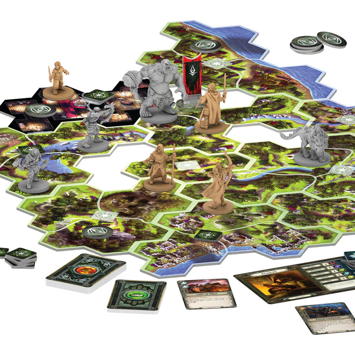 ASMODEE - The Lord of the Rings: Journeys in Middle-Earth (Inglés)