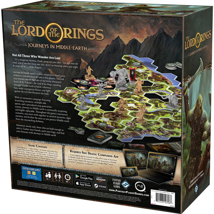 ASMODEE - The Lord of the Rings: Journeys in Middle-Earth (Inglés)