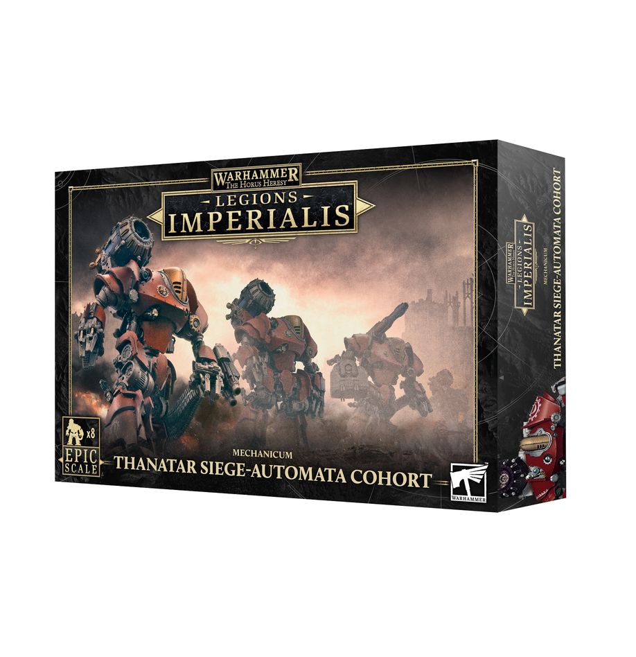 WHM The Horus Heresy - Legions Imperialis: Mechanicum Thanatar Siege-Automata Cahort - Gamesmart
