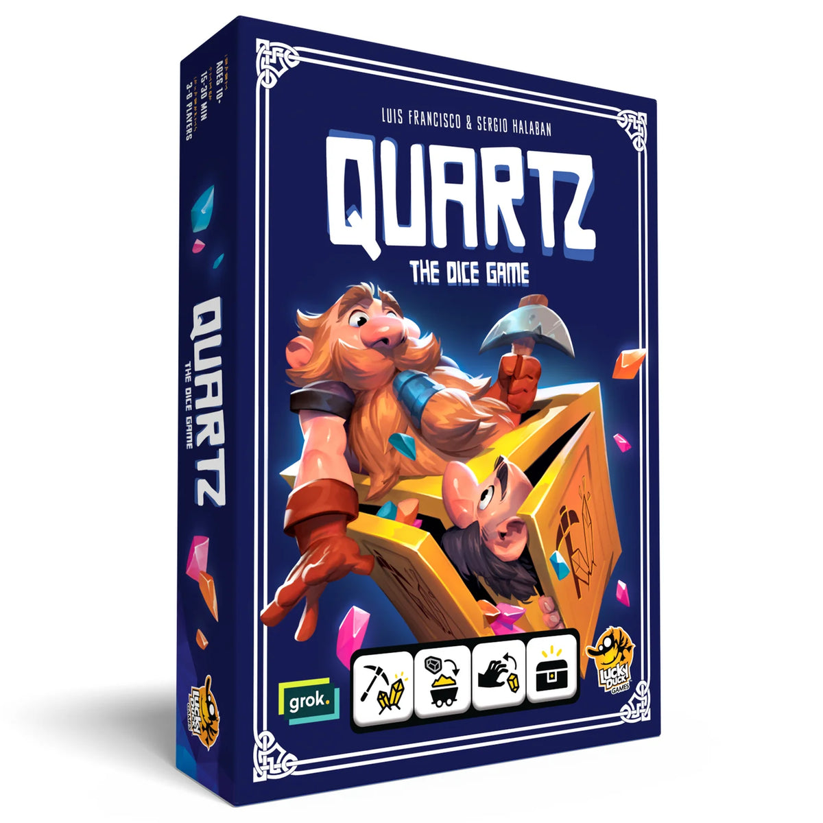 ASMODEE - Quartz: The Dice Game (Inglés)