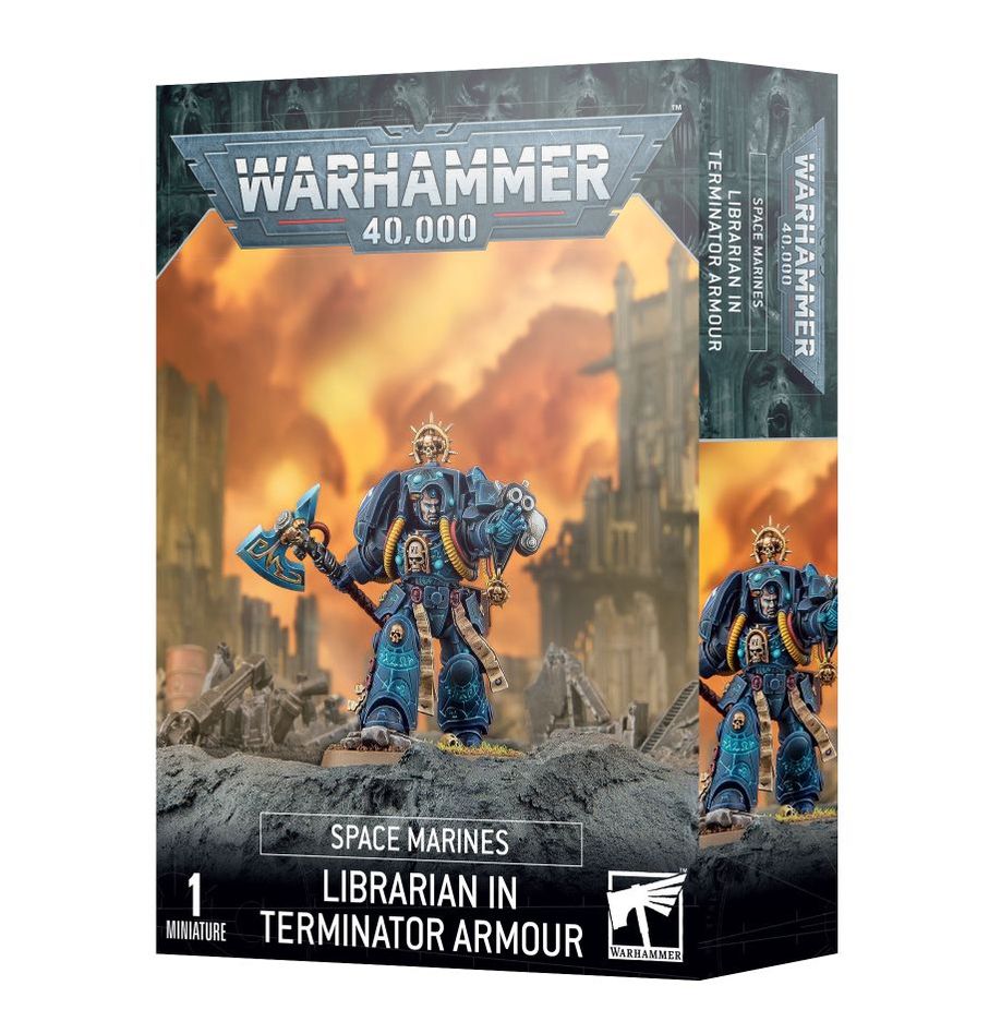 WH40K - Space Marines Librarian in Terminator Armour - Gamesmart