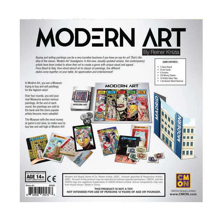 ASMODEE - Modern Art: The Card Game (Inglés) - Gamesmart