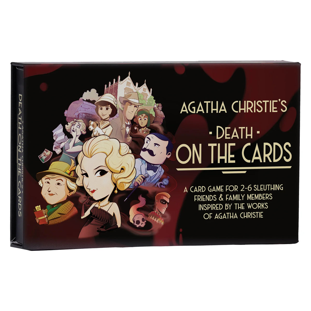 ASMODEE - Agatha Christie's: Death on the Cards (Inglés)