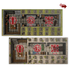 Blood Bowl - Sevens Pitch: Double-sided Pitch & Dugouts