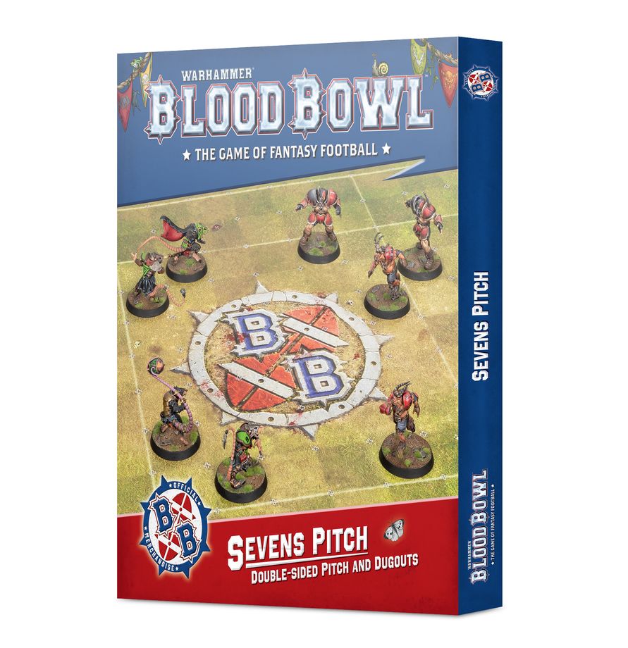Blood Bowl - Sevens Pitch: Double-sided Pitch & Dugouts