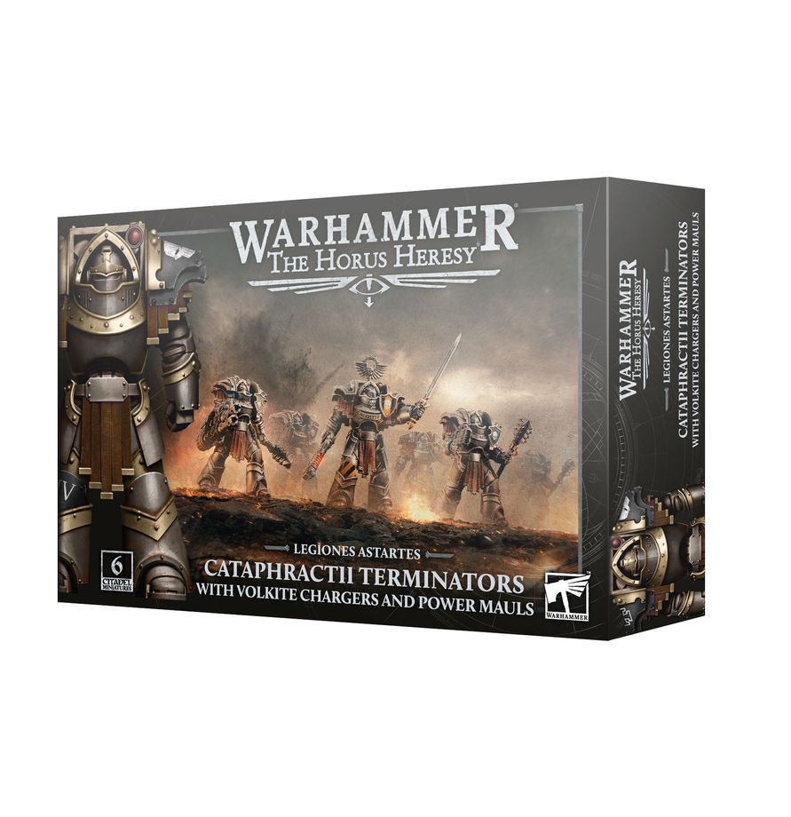 WHM The Horus Heresy - Cataphractii Terminators with Volkite Chargers & Power Mauls