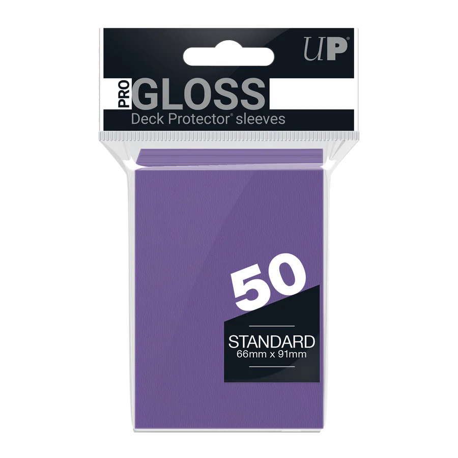 ULTRA PRO - Micas PRO-Gloss STND Deck Protector: Purple c/50