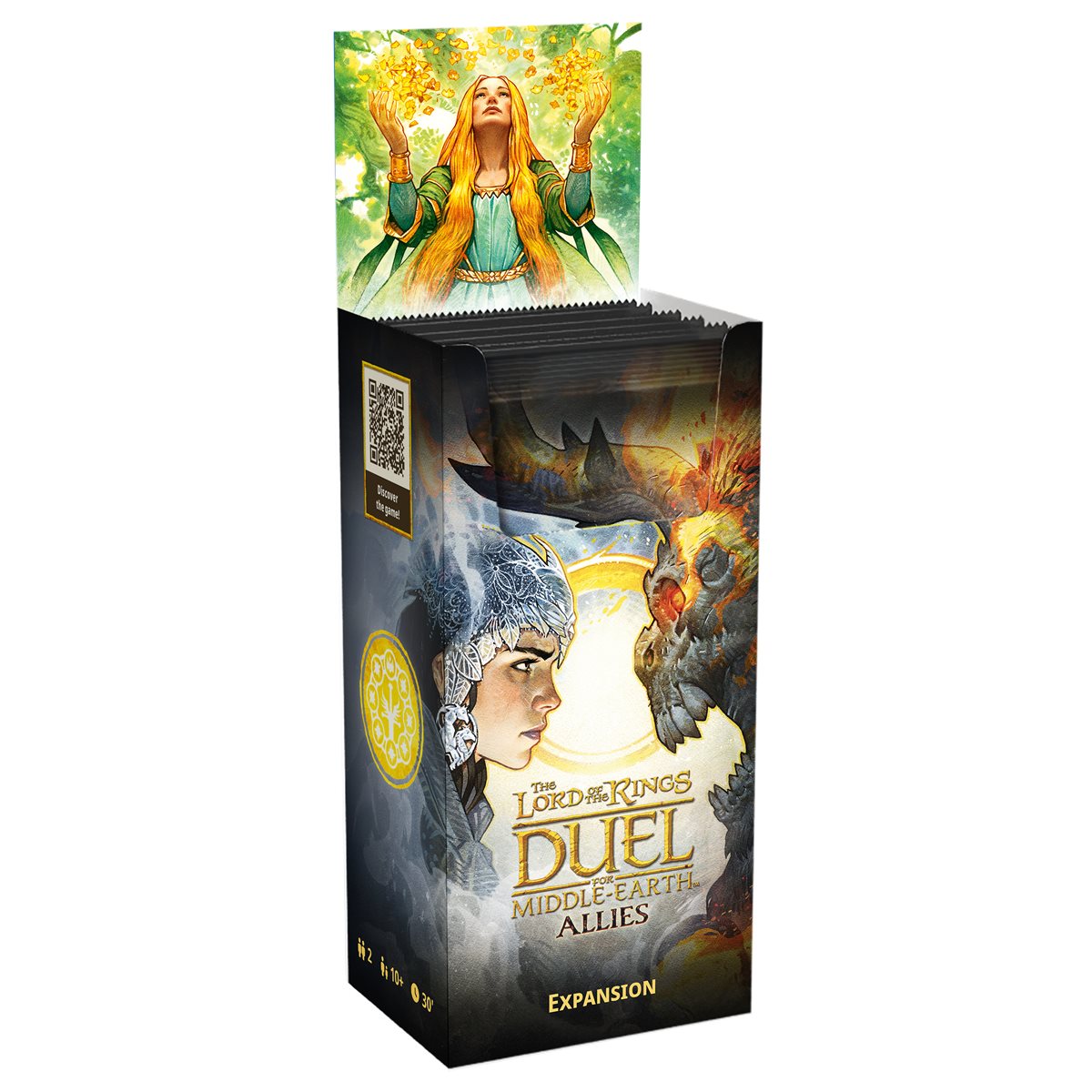 ASMODEE - The Lord of the Rings Duel For Middle-Earth: Allies Display c/6 packs (Inglés)