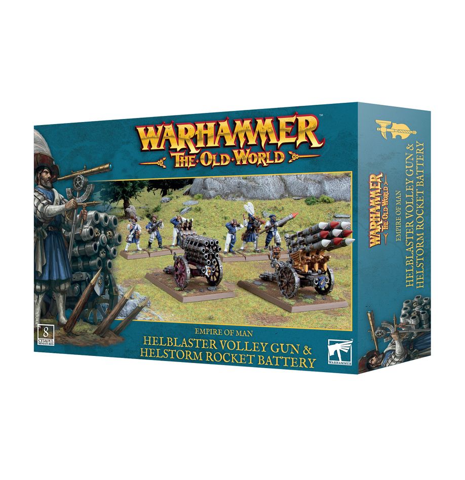 Warhammer Old World - Empire of Man: Hellblaster Volley Gun & Helstorm Rocket Battery