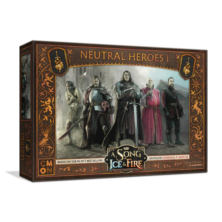 ASMODEE - A Song of Ice & Fire: Neutral Heroes 1 (Inglés)
