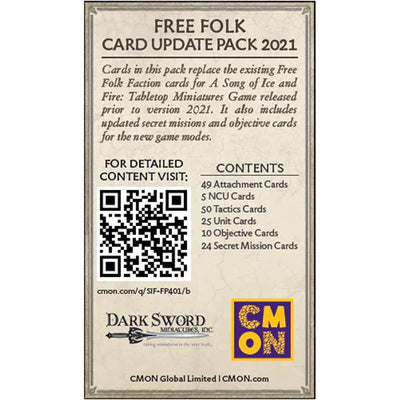 ASMODEE - A Song of Ice & Fire: Free Folk Faction Pack (Inglés) - Gamesmart