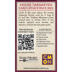 ASMODEE - A Song of Ice & Fire: Targaryen Faction Pack (Inglés) - Gamesmart