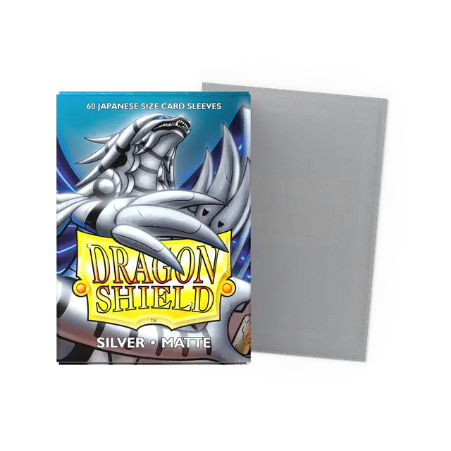 Dragon Shield - Micas Matte Small JPN Size: Silver c/60