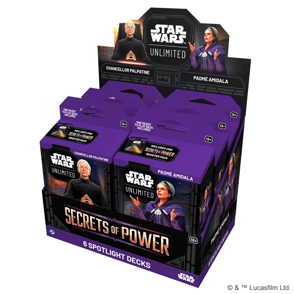 Star Wars Unlimited - Secrets of the Power: Spotlight Deck Display c/6 decks (Inglés)