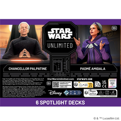 Star Wars Unlimited - Secrets of the Power: Spotlight Deck Display c/6 decks (Inglés)