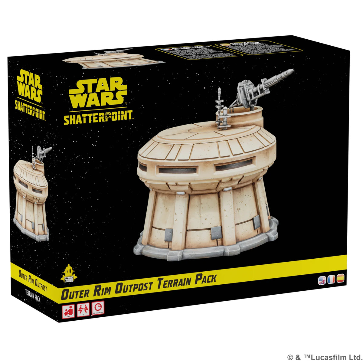 ASMODEE - Star Wars Shatterpoint: Outer Rim Outpost Terrain Pack (Inglés)