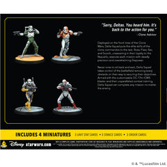 ASMODEE - Star Wars Shatterpoint: Delta Squad Form Up Squad Pack (Inglés)