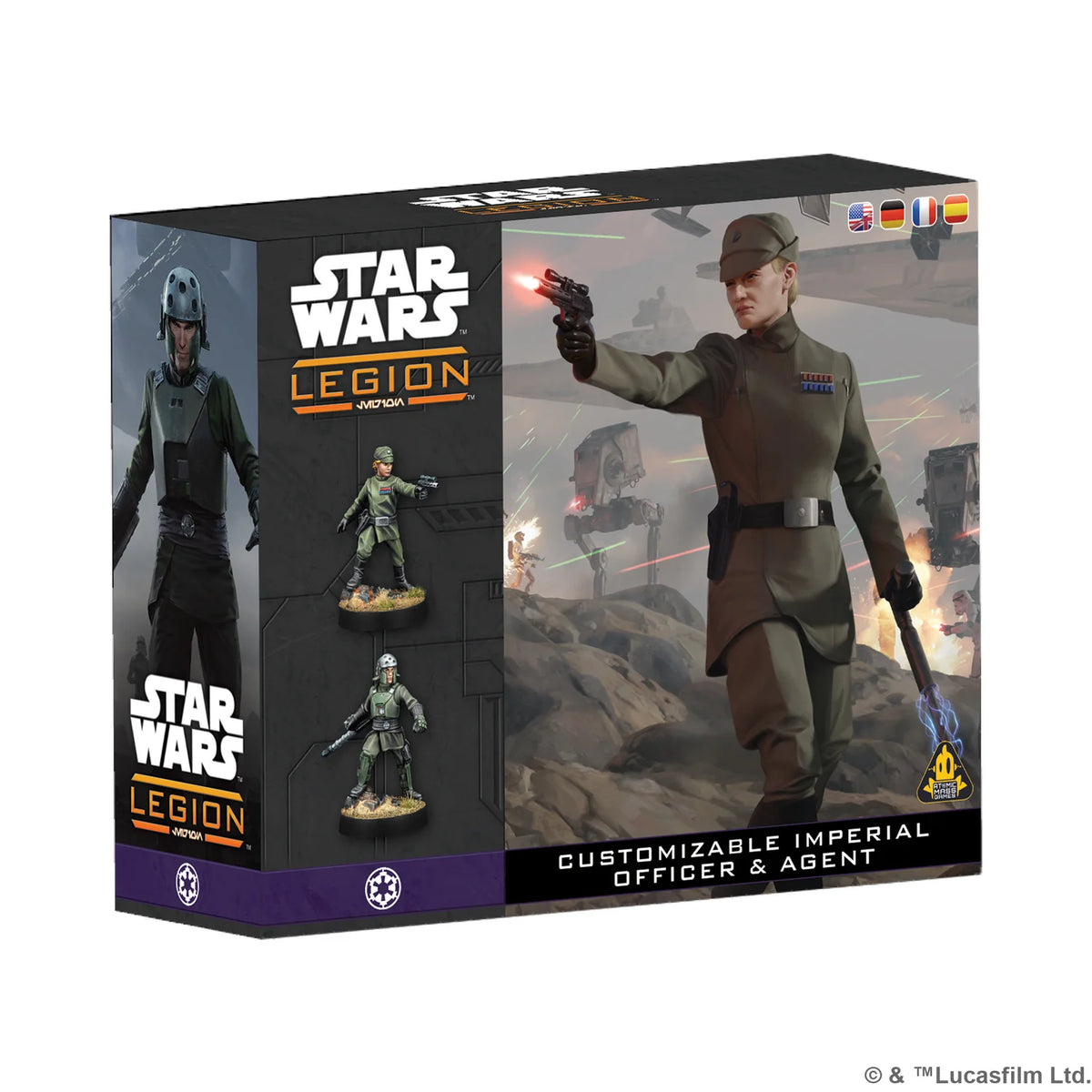 ASMODEE - Star Wars Legion: Customizable Imperial Officer & Agent (Inglés)
