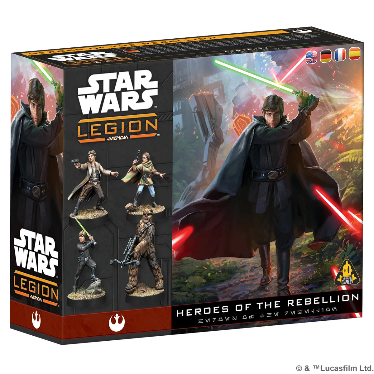 ASMODEE - Star Wars Legion: Heroes of the Rebellion Character Pack (Inglés)