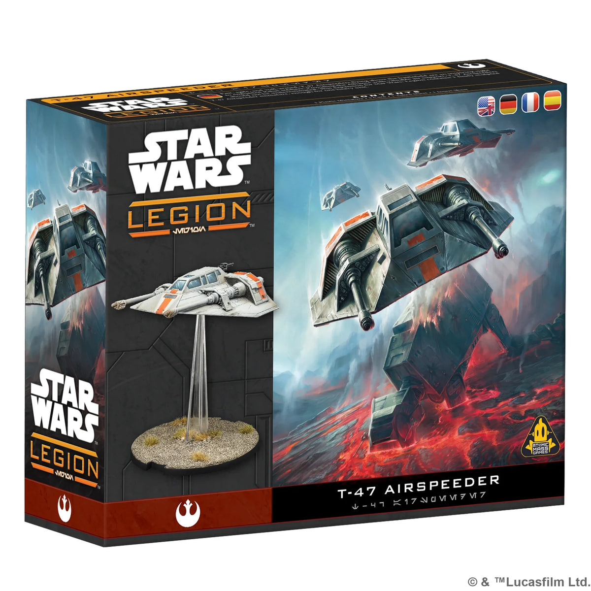 ASMODEE - Star Wars Legion: T-47 Airspeeder (Inglés)