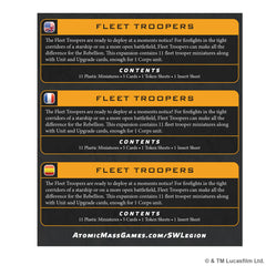ASMODEE - Star Wars Legion: Fleet Troopers (Inglés)