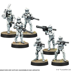 ASMODEE - Star Wars Legion: Clone Trooper Marksmen (Inglés)