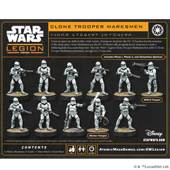 ASMODEE - Star Wars Legion: Clone Trooper Marksmen (Inglés)